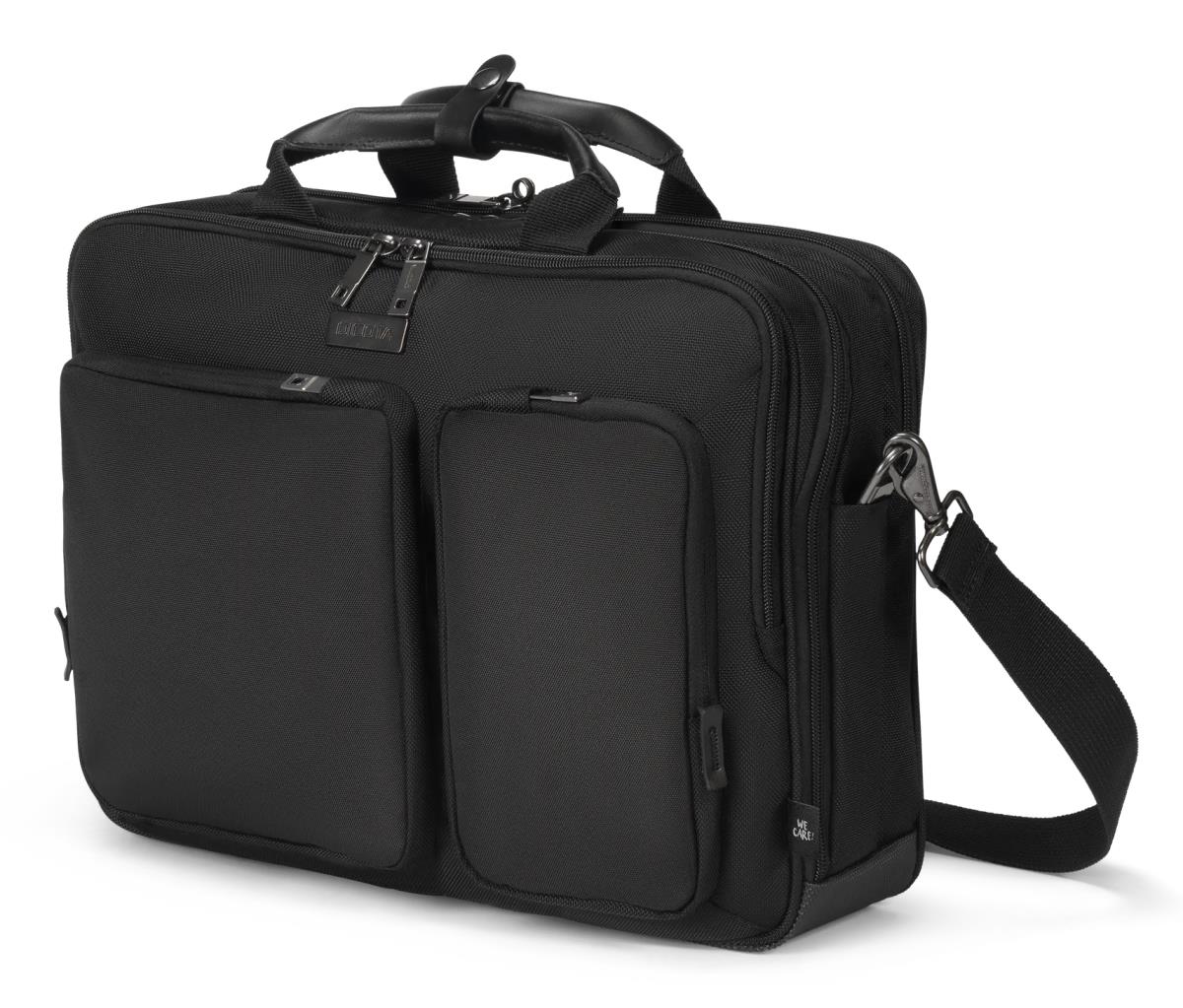 DICOTA Top Traveller Seven - 14-16in Notebook Case - Black / 1680d Recycled Pet Polyester
