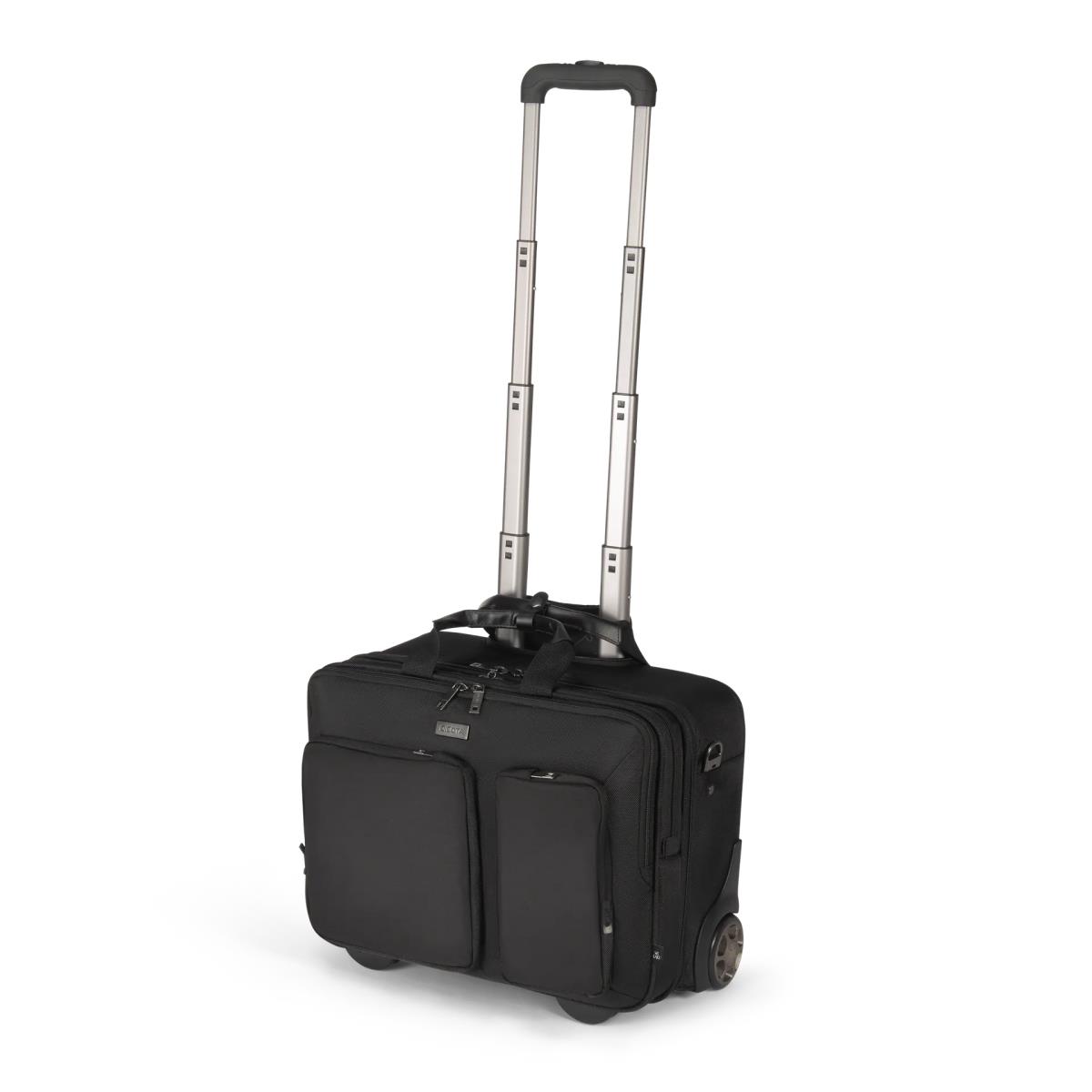 DICOTA Top Traveller Roller Seven - 14-16in Notebook Case - Black / 1680d Recycled Pet Polyester