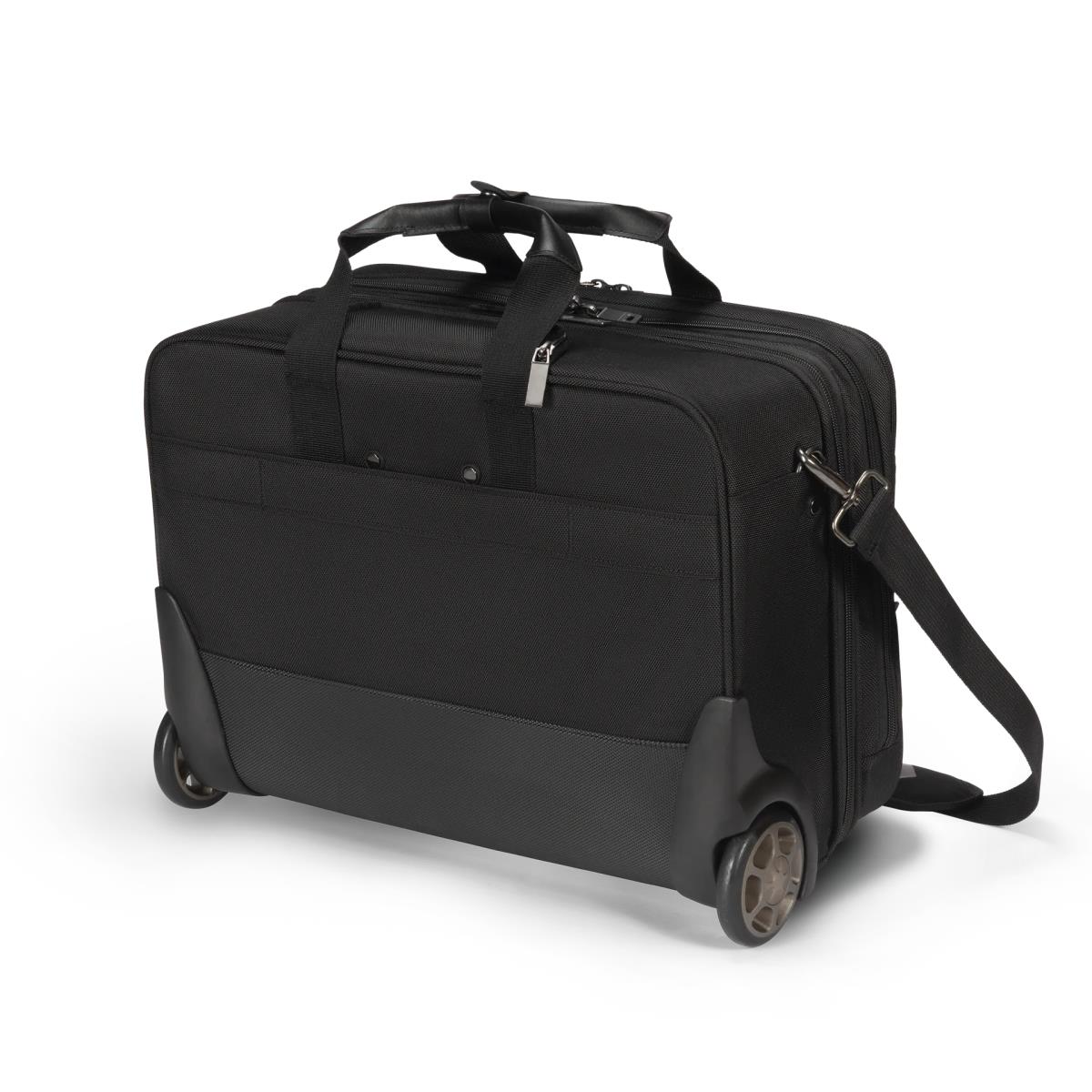 DICOTA Top Traveller Roller Seven - 14-16in Notebook Case - Black / 1680d Recycled Pet Polyester
