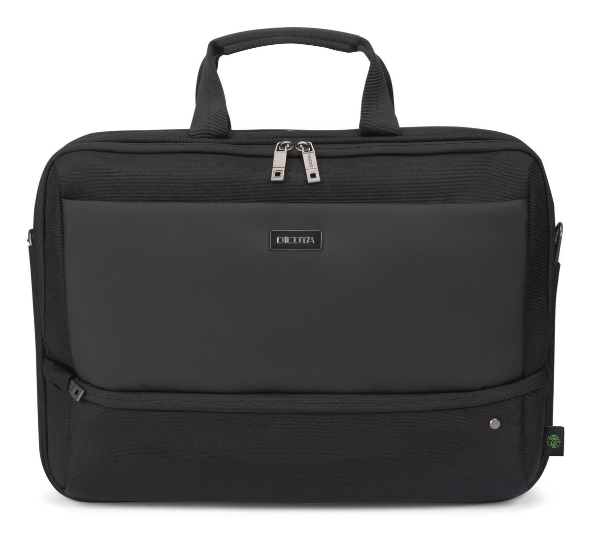 DICOTA Top Traveller Five - 12-14in Notebook Case - Black / 900d Recycled Pet Polyester
