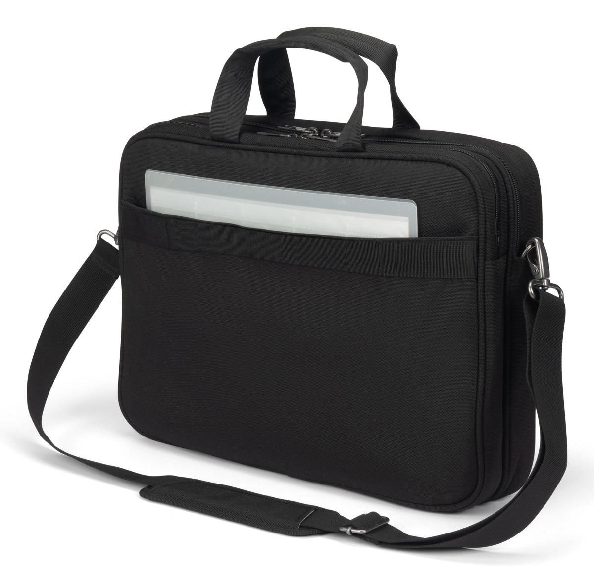 DICOTA Top Traveller Five - 12-14in Notebook Case - Black / 900d Recycled Pet Polyester