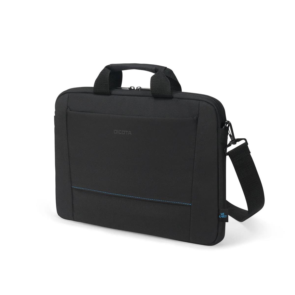 DICOTA Slim Case Two - 14-16in Notebook Case - Black / 300d Recycled Pet Polyester