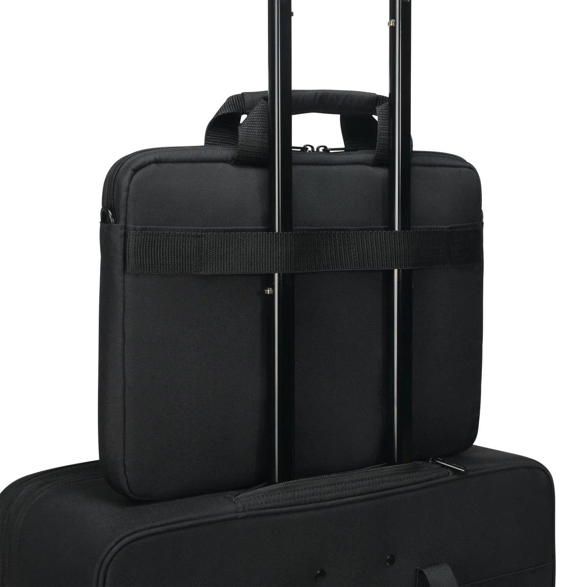 DICOTA Slim Case Two - 14-16in Notebook Case - Black / 300d Recycled Pet Polyester
