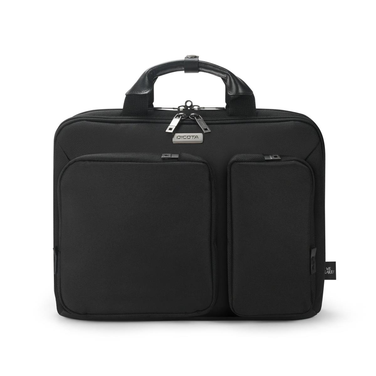 DICOTA Slim Case Seven - 12-14in Notebook Case - Black / 1680d Recycled Pet Polyester