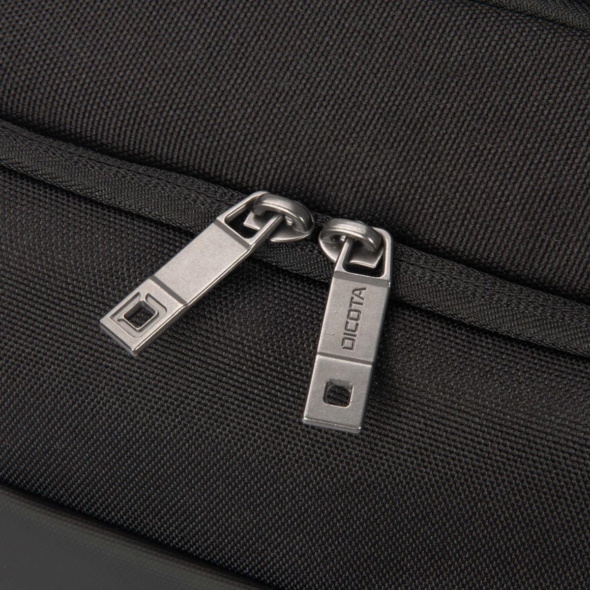 DICOTA Top Traveller Dual Five - 14-16in Notebook Case - Black / 900d Rrecycled Pet Polyester