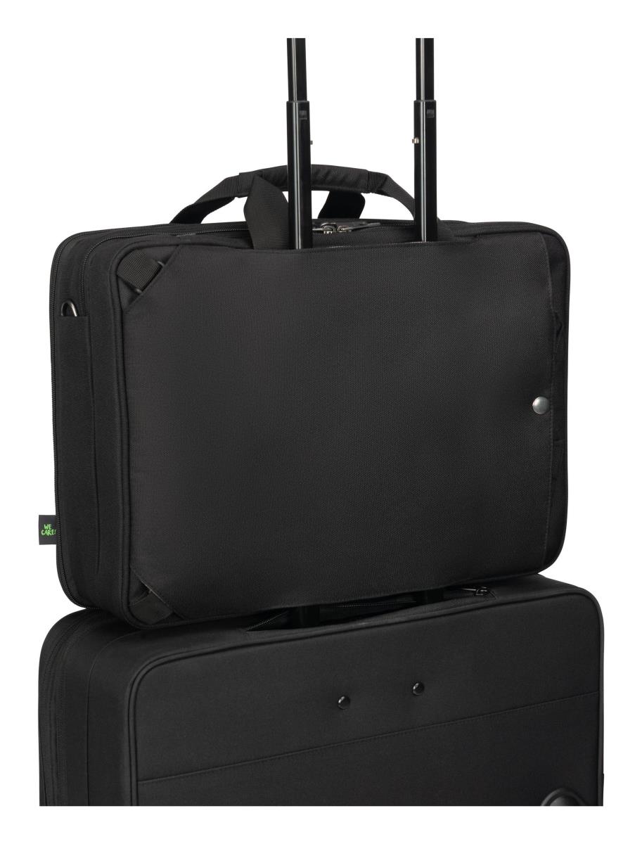 DICOTA Top Traveller Dual Five - 14-16in Notebook Case - Black / 900d Rrecycled Pet Polyester