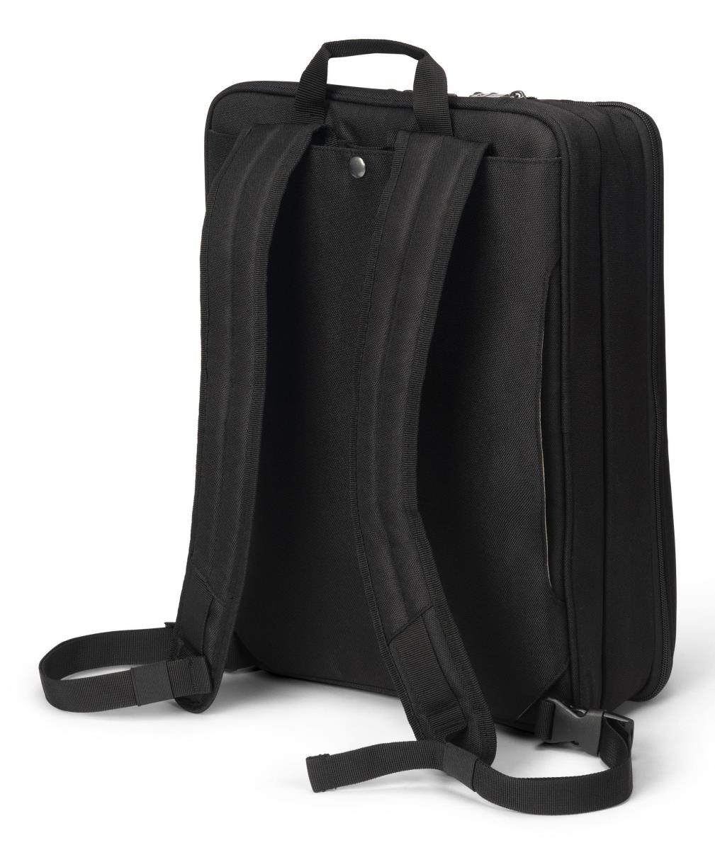 DICOTA Top Traveller Dual Five - 14-16in Notebook Case - Black / 900d Rrecycled Pet Polyester