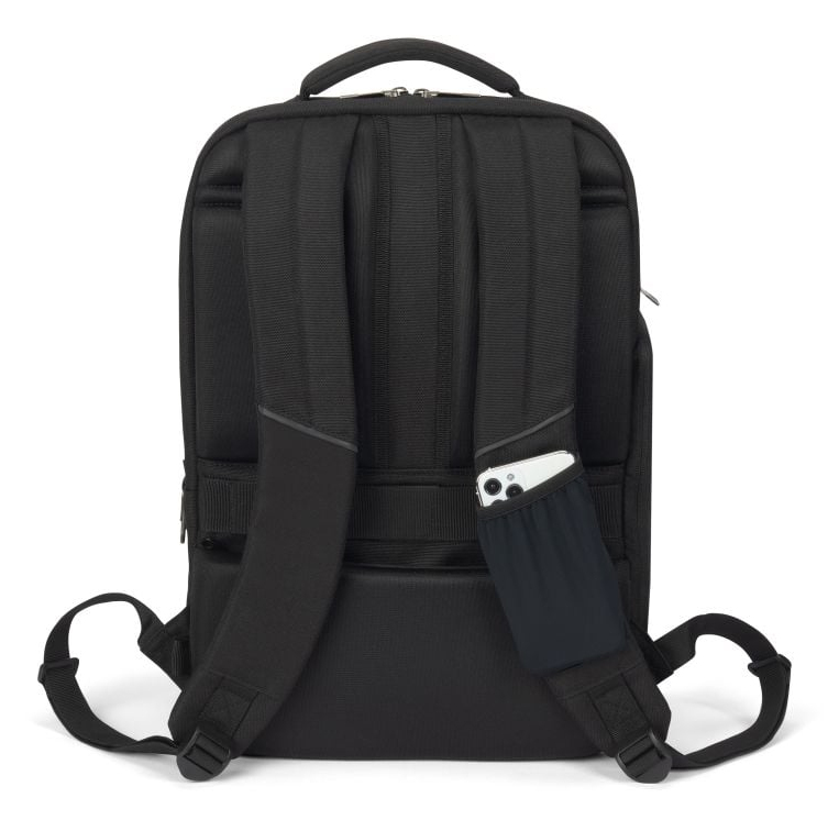 DICOTA Five - 15-17.3in Notebook Backpack - Black / 900d Recycled Pet Polyester