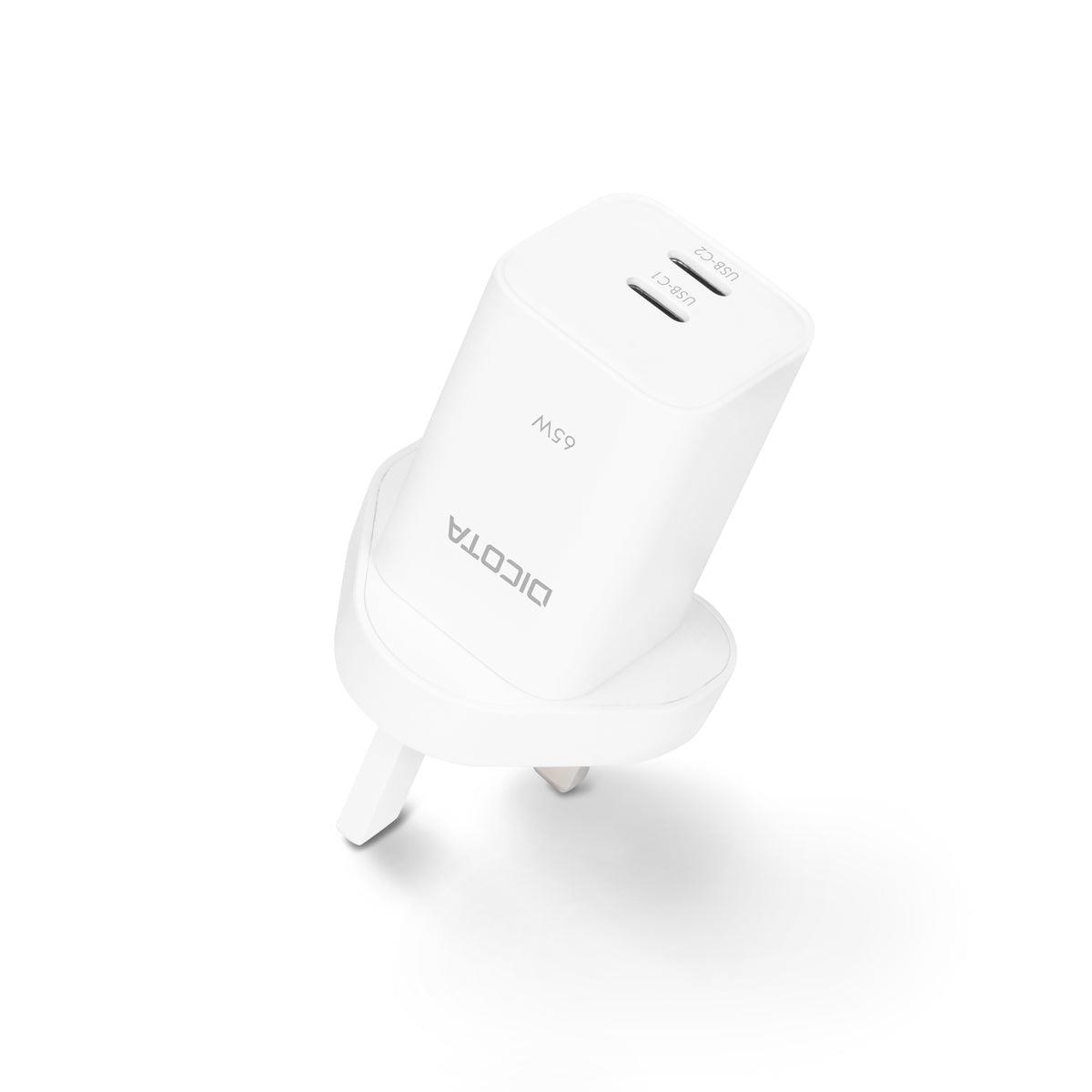 DICOTA Wall Charger 2-port USB-c 65w