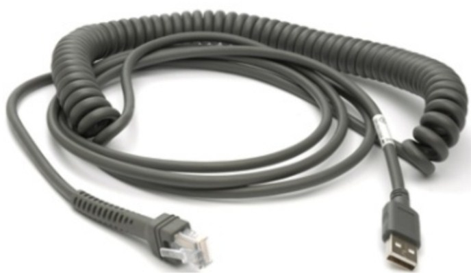 ZEBRA USB Cable Series A Connector 4.5m Coiled