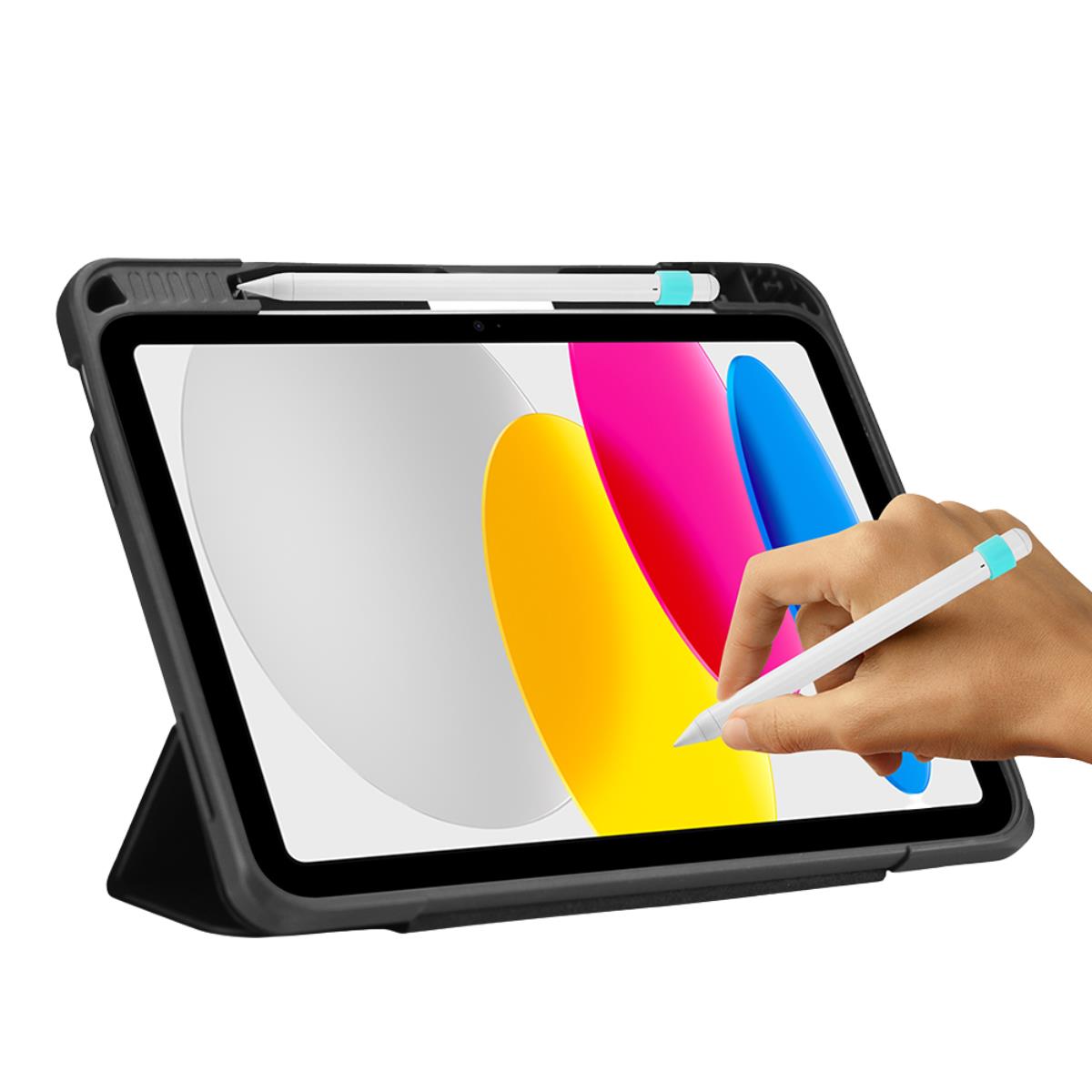 DEQSTER Rugged Flip Case 10.9in Blackfor iPad (10 Gen.)