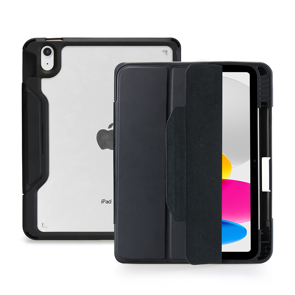 DEQSTER Rugged Flip Case 10.9in Blackfor iPad (10 Gen.)