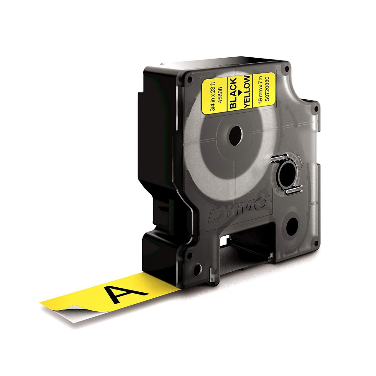 DYMO D1 Standard Tape Black On Yellow 19mmx7m