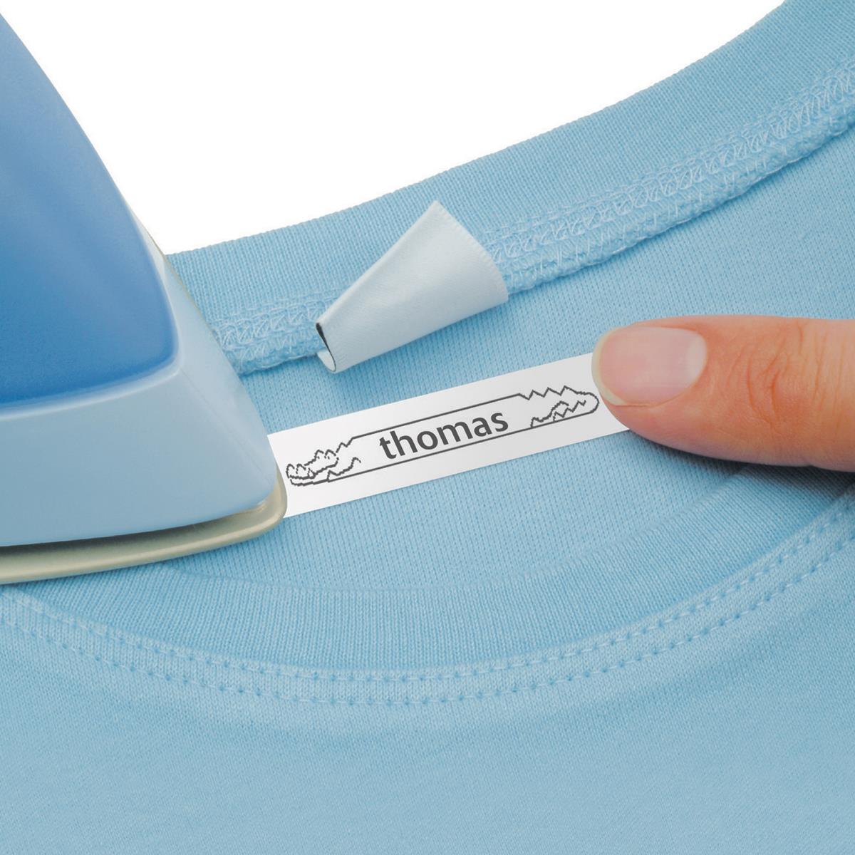 DYMO Iron-on Tape 12m X 2mm White For Letratag