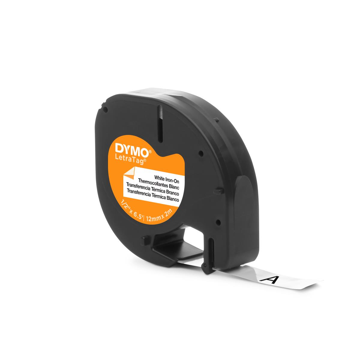 DYMO Iron-on Tape 12m X 2mm White For Letratag