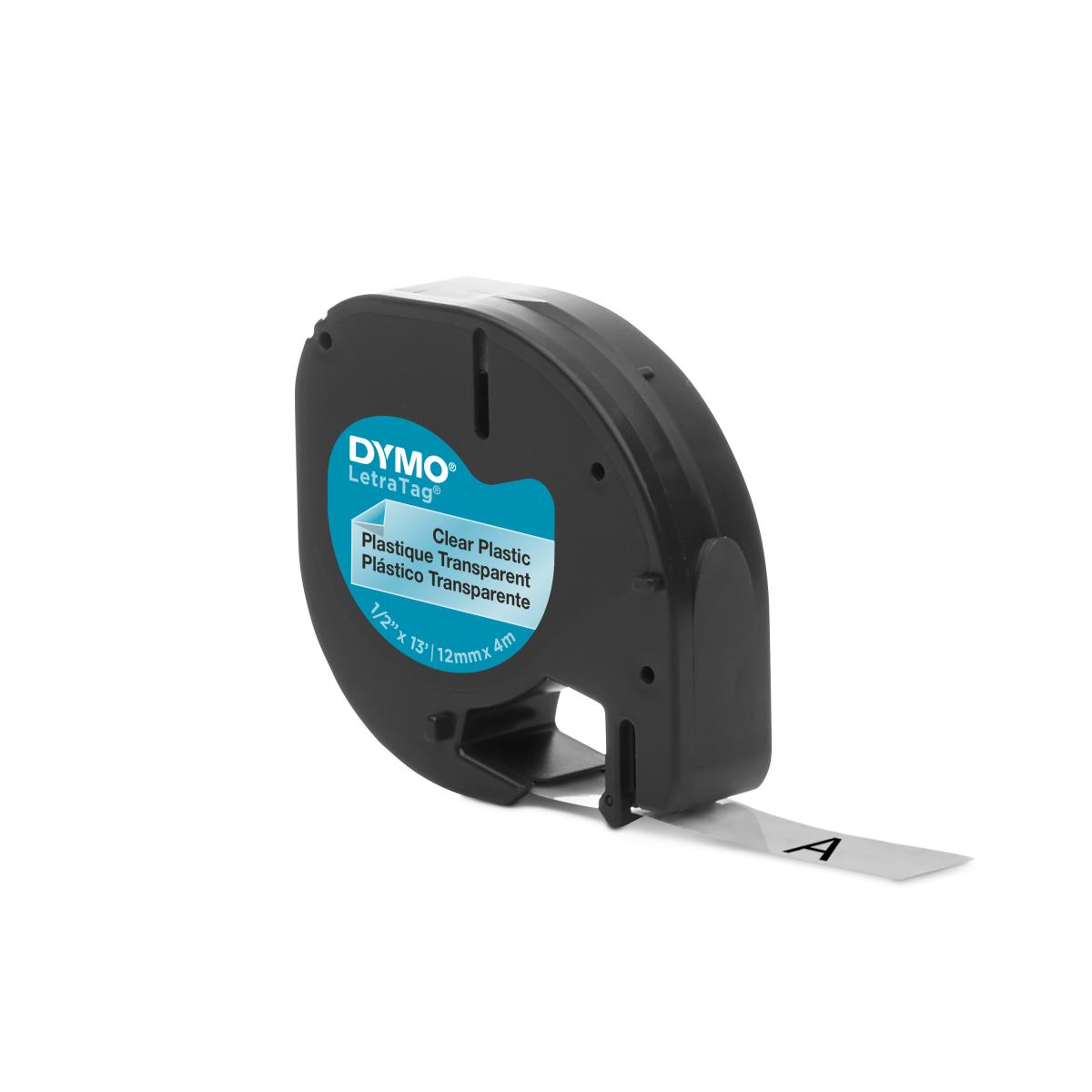 DYMO Plastic Tape 12mx4mm For Letratag