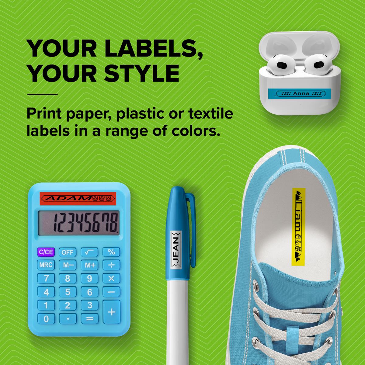 DYMO Plastic Tape 12mx4mm For Letratag