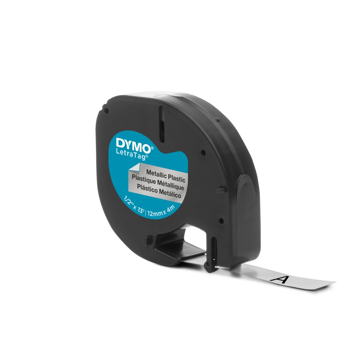 DYMO Tape Metal Silver 12mx4mm For Letratag
