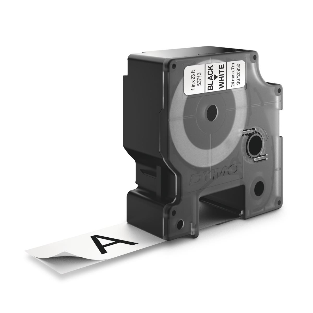 DYMO Tape Label Black On White 24mmx7m Type D1