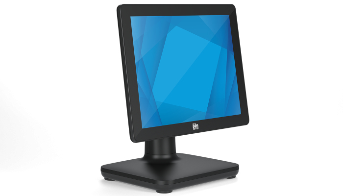Elo Touch Solutions Elopos System Black - 15in - i3 8100t - 4GB - 128GB SSD - Win10 With Stand And Io Hub