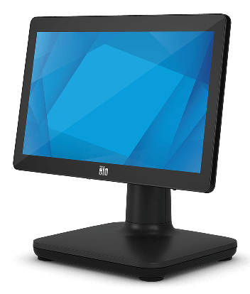 Elo Touch Solutions Elopos Black - 15in - i3 8100t - 8GB Ram - 128GB Flash - Pcap - Win10 Iot Enterprise With Bezel And I/o Stand