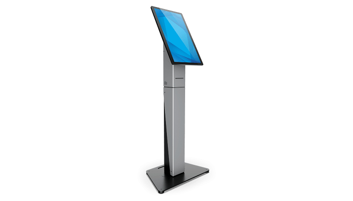 Elo Touch Solutions Wallaby Self-service Floor Stand Top With Meisong Label And Receipt Printer Black