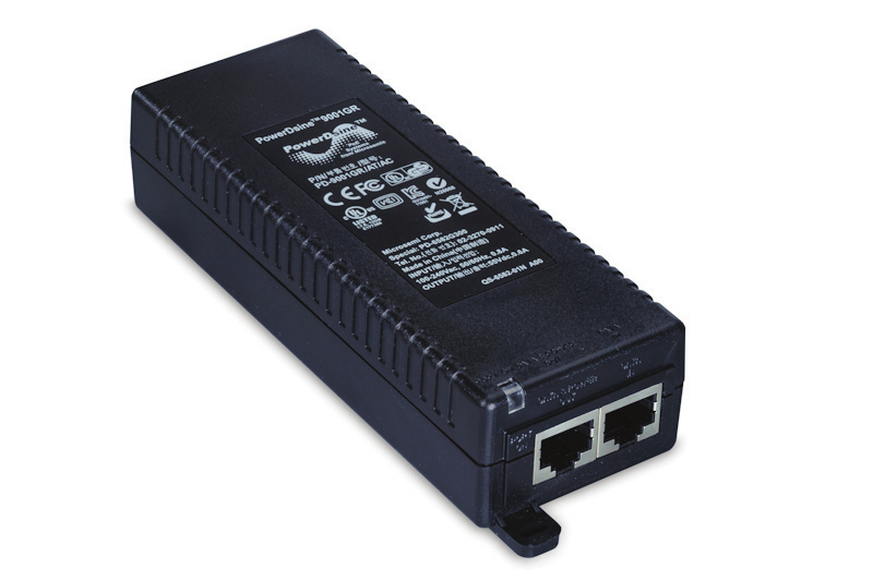 MICROCHIP TECHNOLOGY 1 Port HighPower 30W BT Midspan EU IEEE802.3AT AC Input EU Power Cord