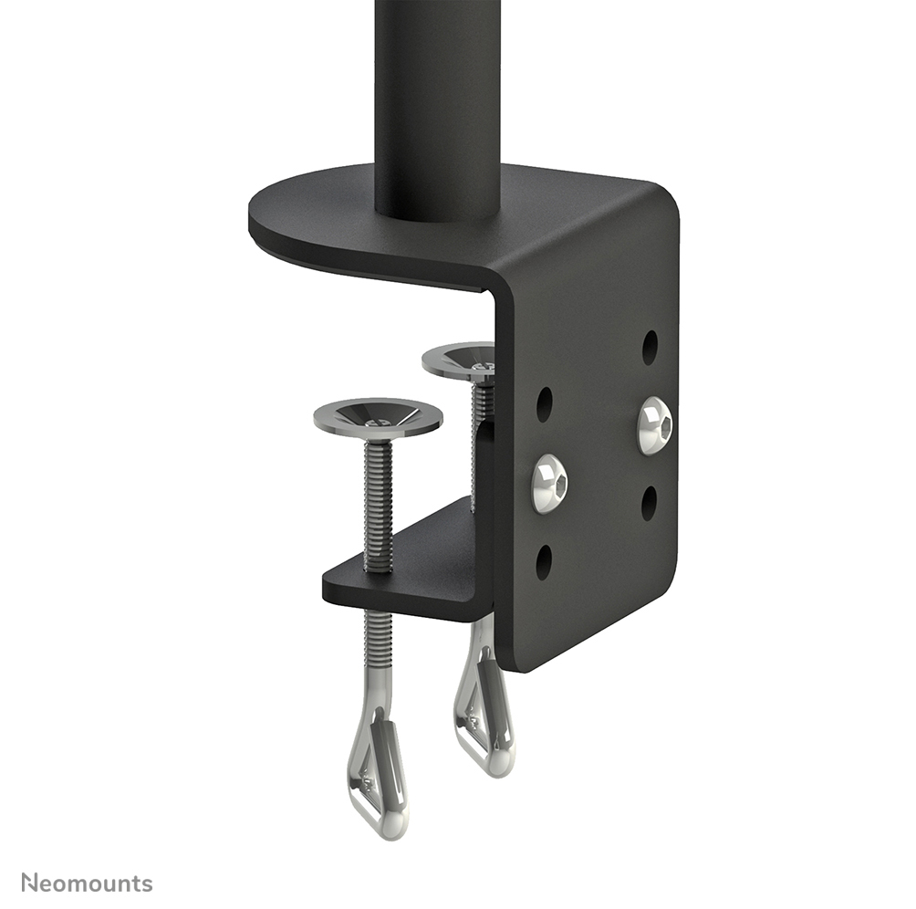 NEOMOUNTS Dual Monitor 10-27in Desk Arm - Height Adjustable - Black