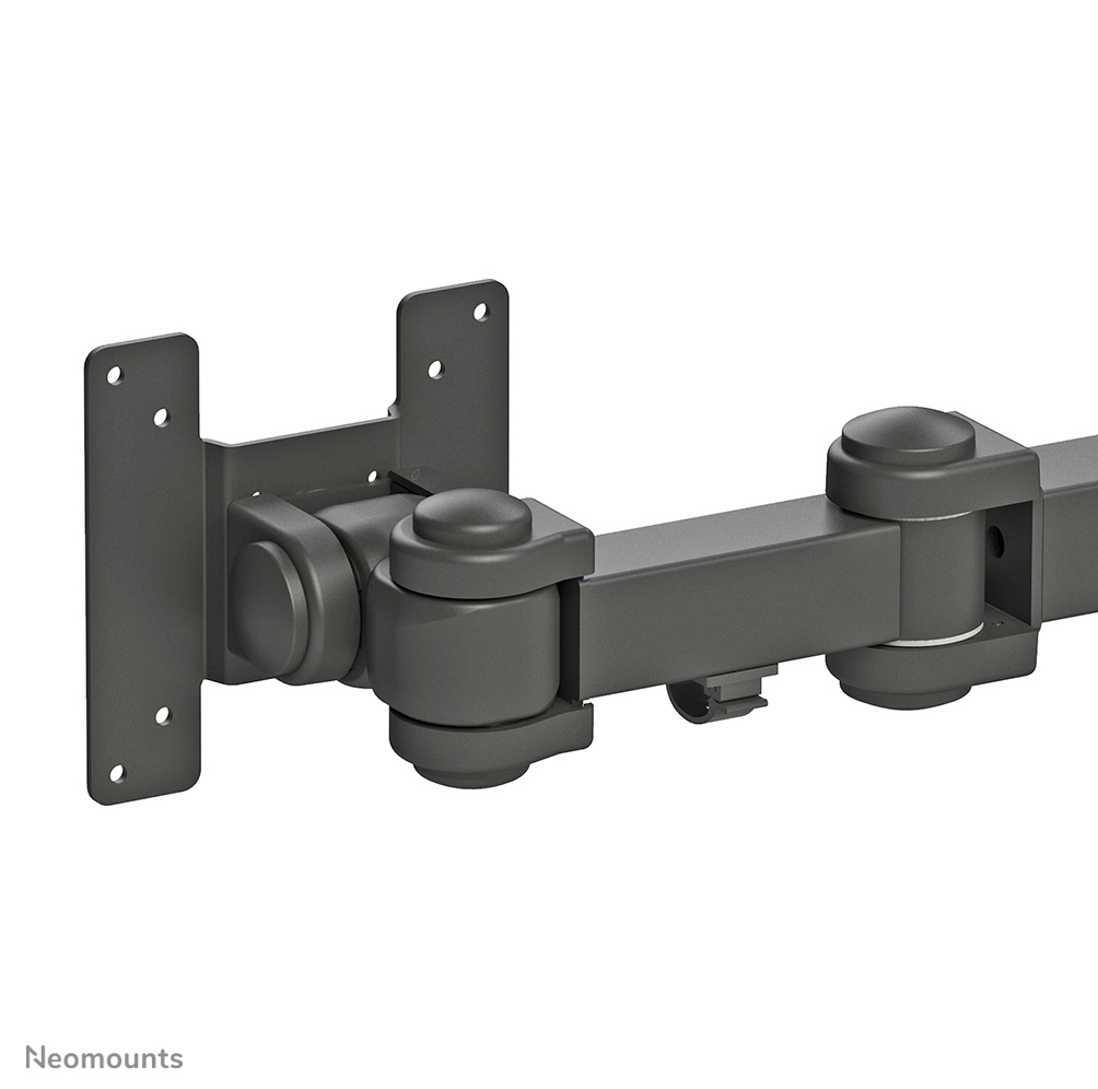 NEOMOUNTS Dual Monitor 10-27in Desk Arm - Height Adjustable - Black