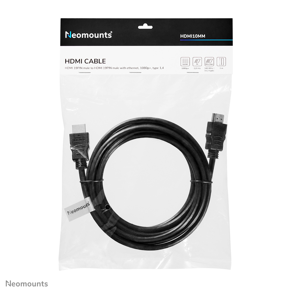 NEOMOUNTS Hdmi 1.3 Cable High Speed 19 Pins M/m 3m