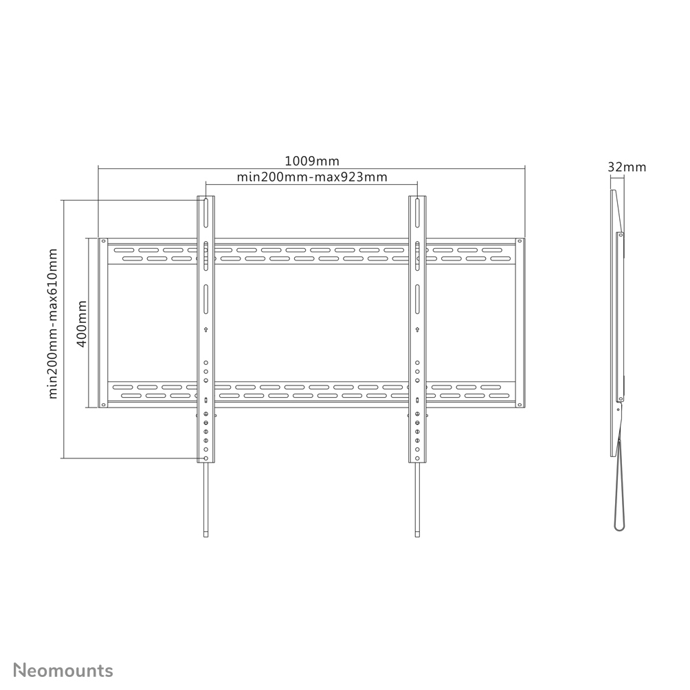 NEOMOUNTS Flatscreen Wall Mount Large Displays (fixed)