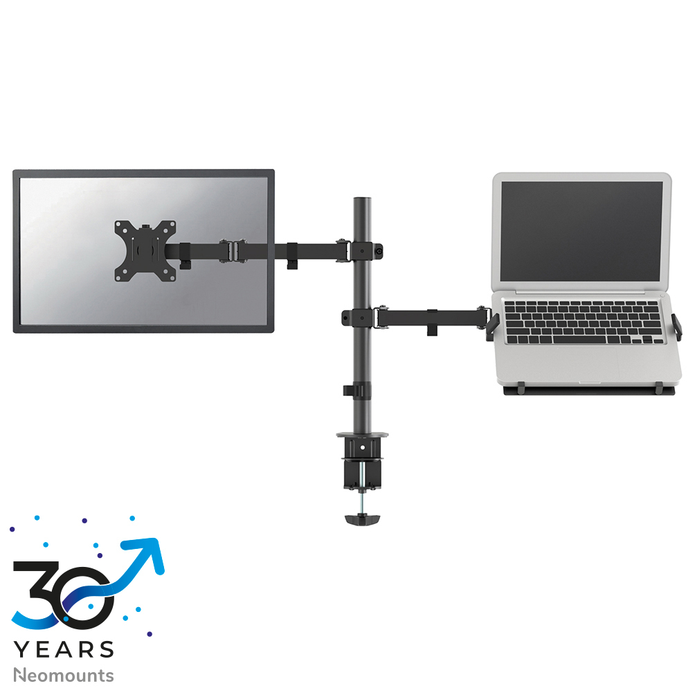 NEOMOUNTS Flat Screen & Notebook Desk Mount (clamp/grommet)