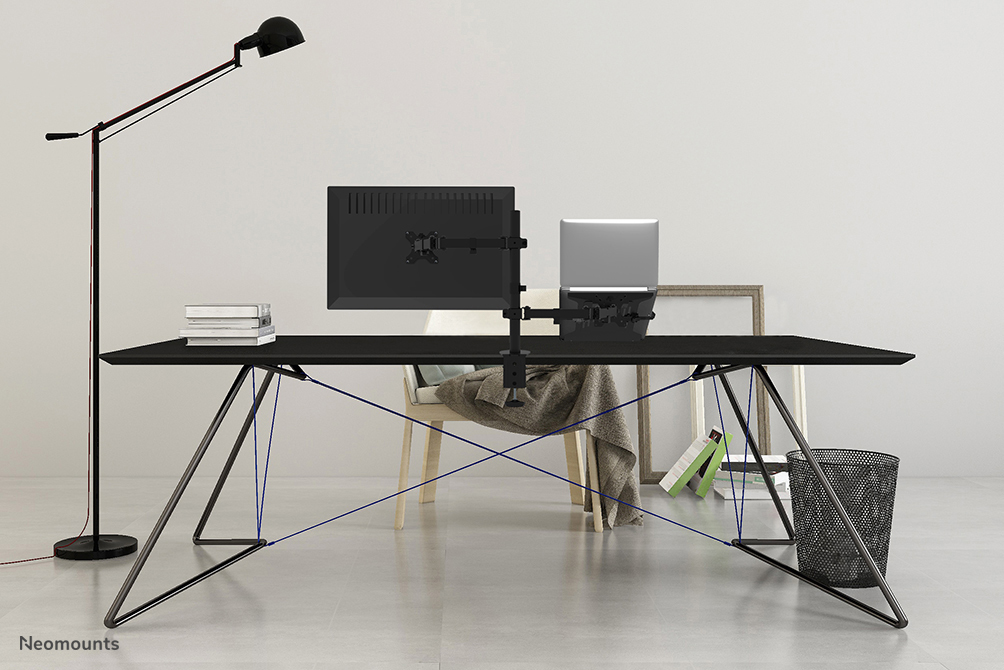 NEOMOUNTS Flat Screen & Notebook Desk Mount (clamp/grommet)