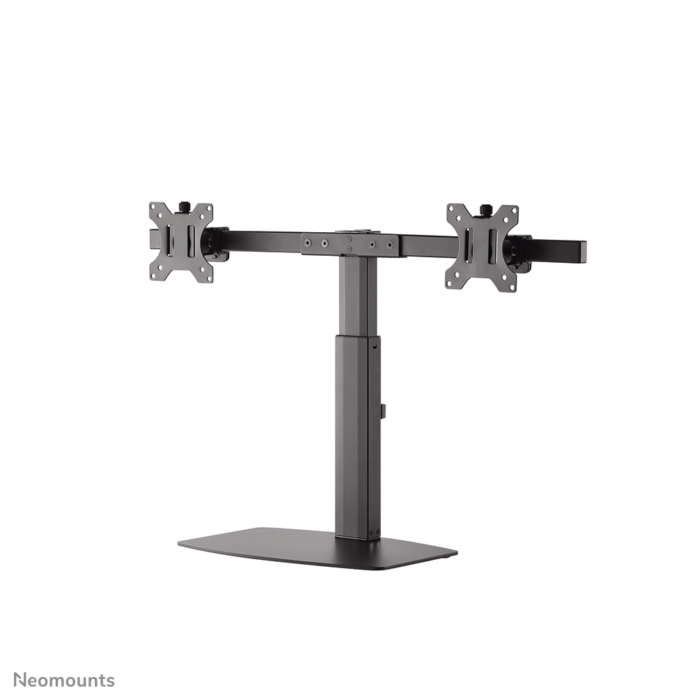 NEOMOUNTS Monitor Mount - Stand - 2 Monitor - Full Motion - Gas Spring - 10-27in - Black
