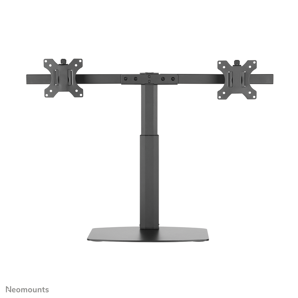NEOMOUNTS Monitor Mount - Stand - 2 Monitor - Full Motion - Gas Spring - 10-27in - Black