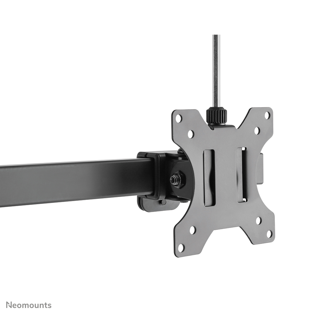 NEOMOUNTS Monitor Mount - Stand - 2 Monitor - Full Motion - Gas Spring - 10-27in - Black