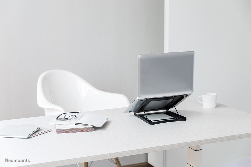 NEOMOUNTS Foldable Laptop (10-15in) Desk Stand - Black