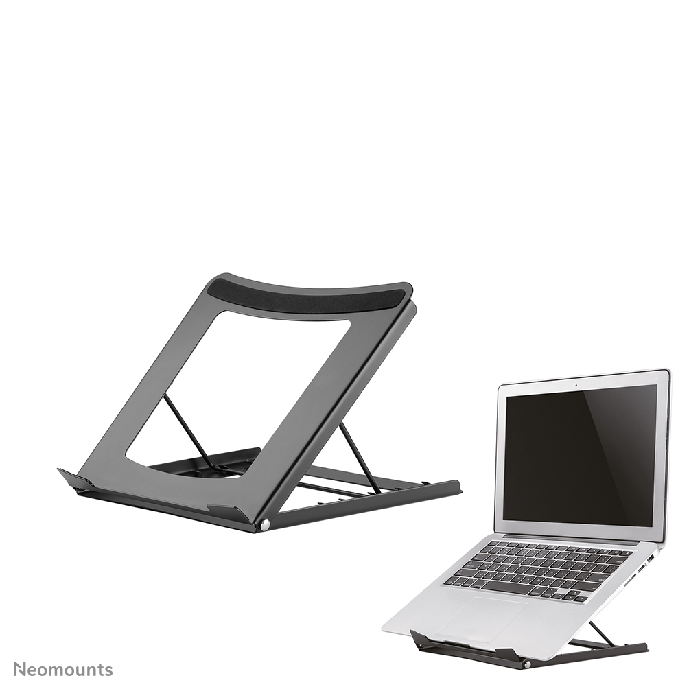 NEOMOUNTS Foldable Laptop (10-15in) Desk Stand - Black