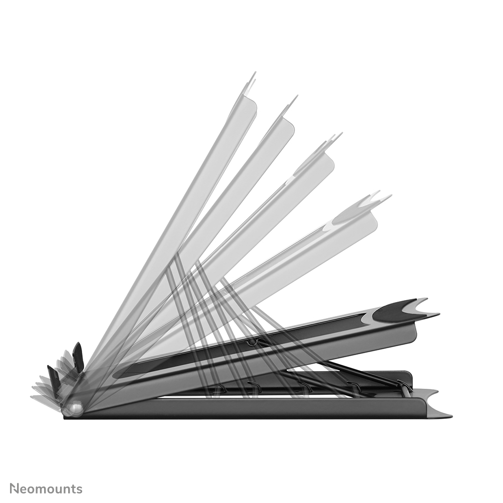NEOMOUNTS Foldable Laptop (10-15in) Desk Stand - Black