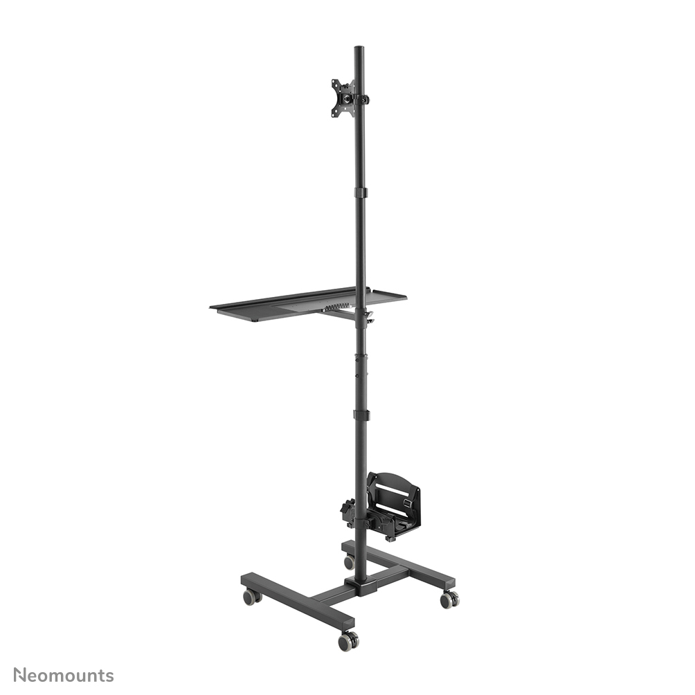 NEOMOUNTS Mobile Workplace Floor Stand Monitor Keyboard/mouse & Pc