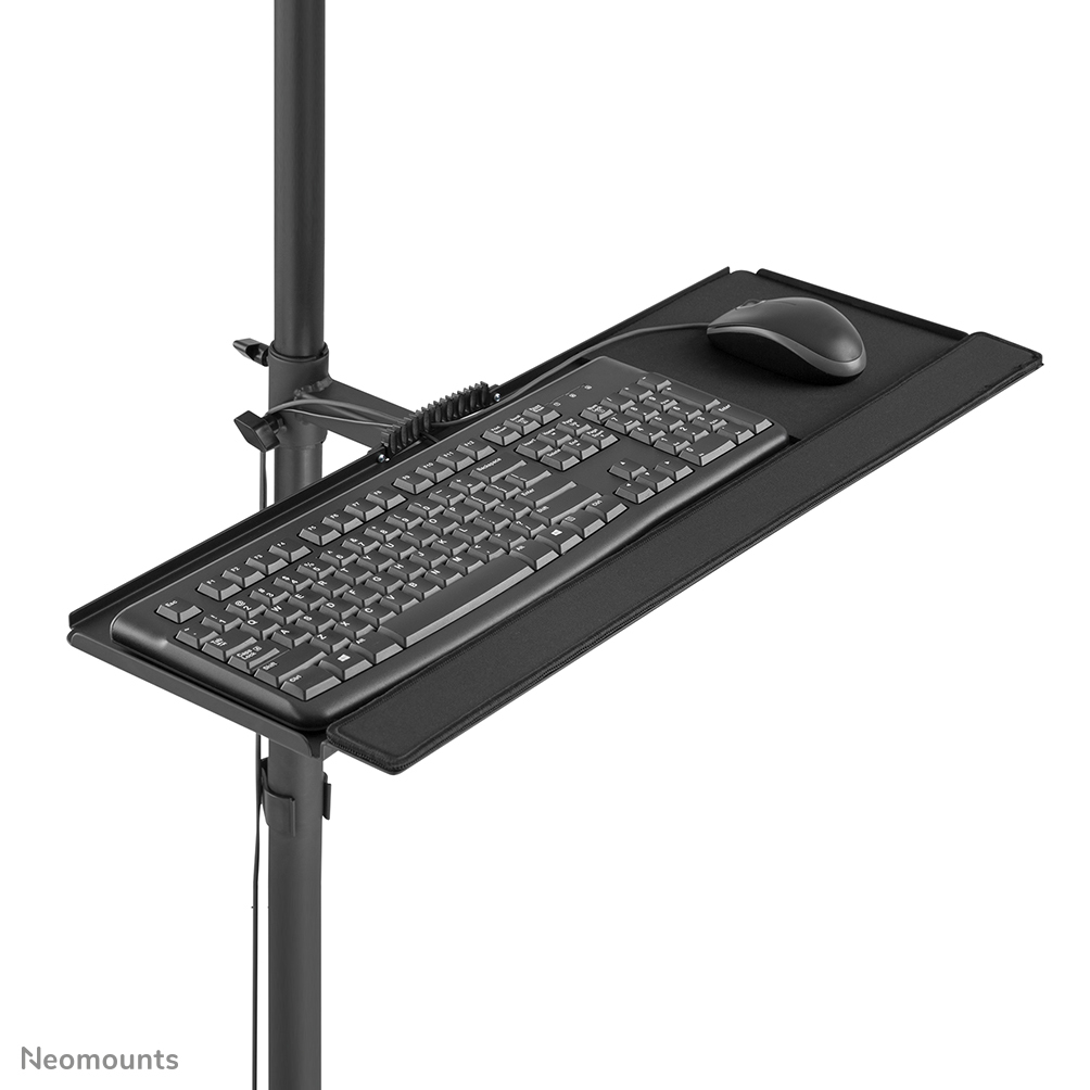 NEOMOUNTS Mobile Workplace Floor Stand Monitor Keyboard/mouse & Pc