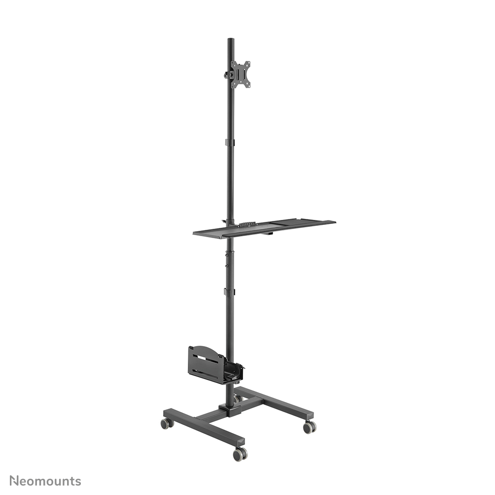 NEOMOUNTS Mobile Workplace Floor Stand Monitor Keyboard/mouse & Pc