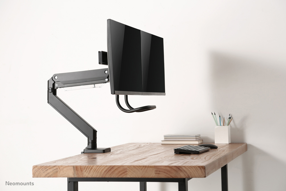 NEOMOUNTS Monitor Mount - Desk - 2 monitor - Full Motion - 10 to 32in - Black