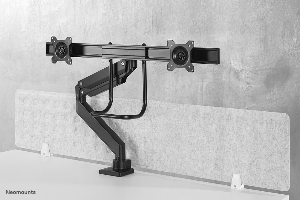 NEOMOUNTS Monitor Mount - Desk - 2 monitor - Full Motion - 10 to 32in - Black
