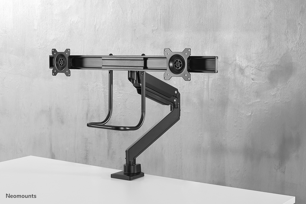 NEOMOUNTS Monitor Mount - Desk - 2 monitor - Full Motion - 10 to 32in - Black