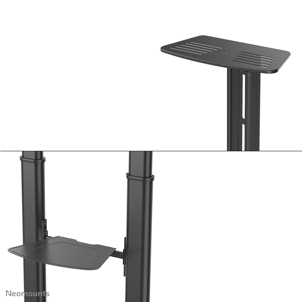 NEOMOUNTS Mobile Flat Screen Floor Stand Height 128-160 Cm
