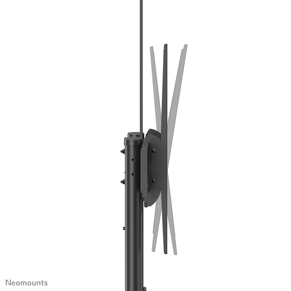 NEOMOUNTS Mobile Flat Screen Floor Stand Height 128-160 Cm