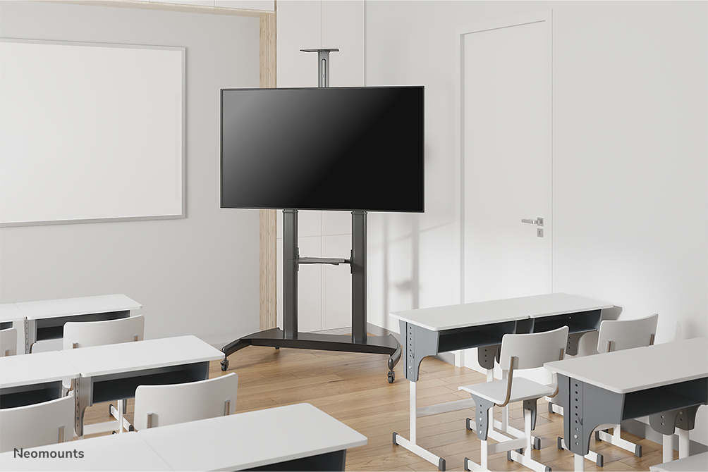 NEOMOUNTS Mobile Flat Screen Floor Stand Height 128-160 Cm