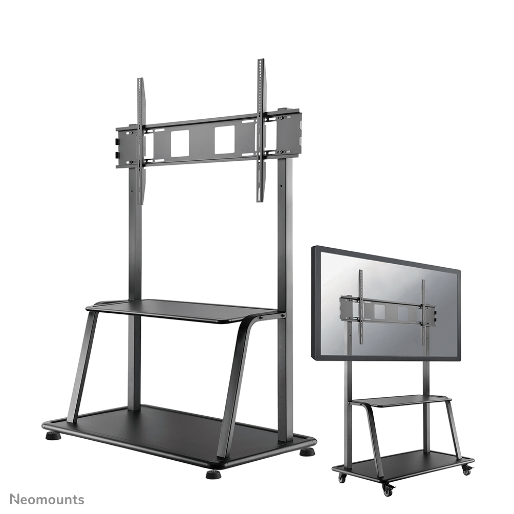 NEOMOUNTS Mobile Flat Screen Floor Stand Trolley (ns-m4000black)