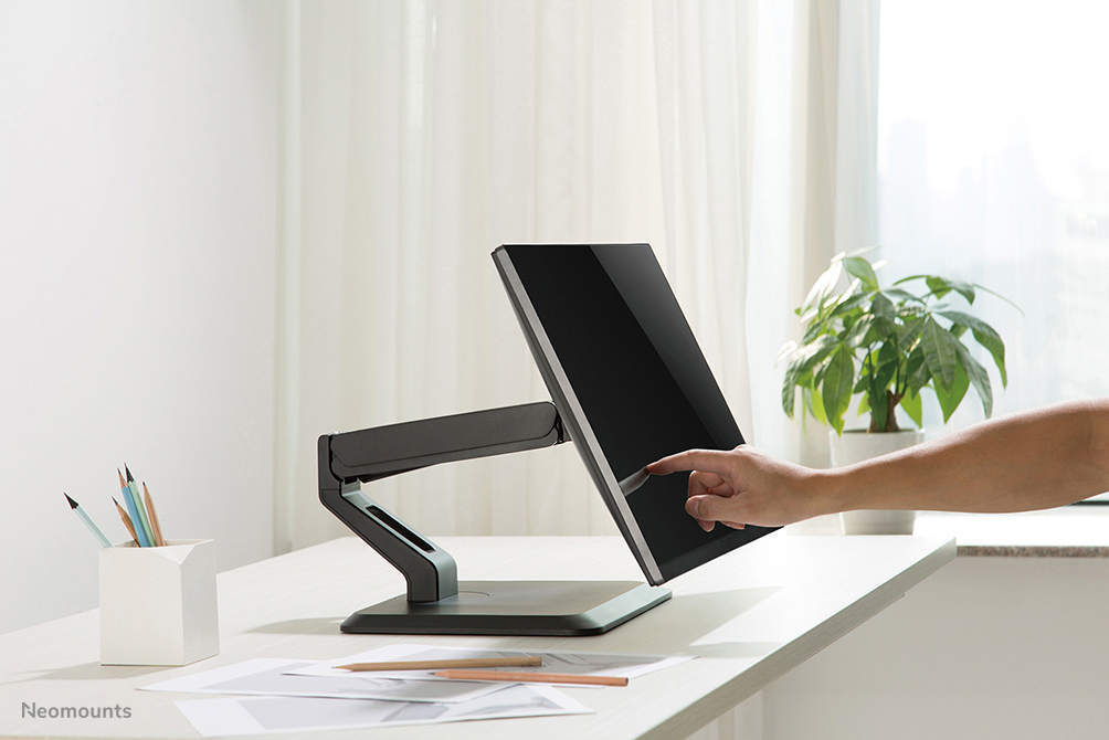 NEOMOUNTS Flat Screen Desk Mount Stand For 10-32in Monitor Screen Black
